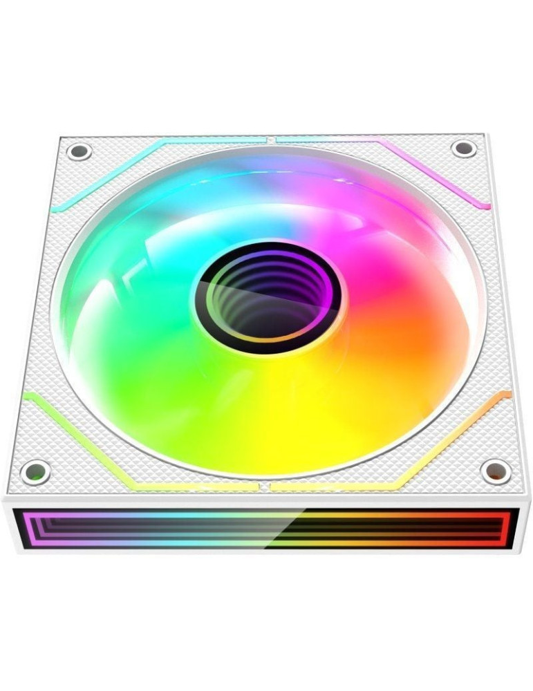 Pack 2 Ventiladores Mars Gaming MF-3DPROX2R/ 12cm/ ARGB/ Blancos