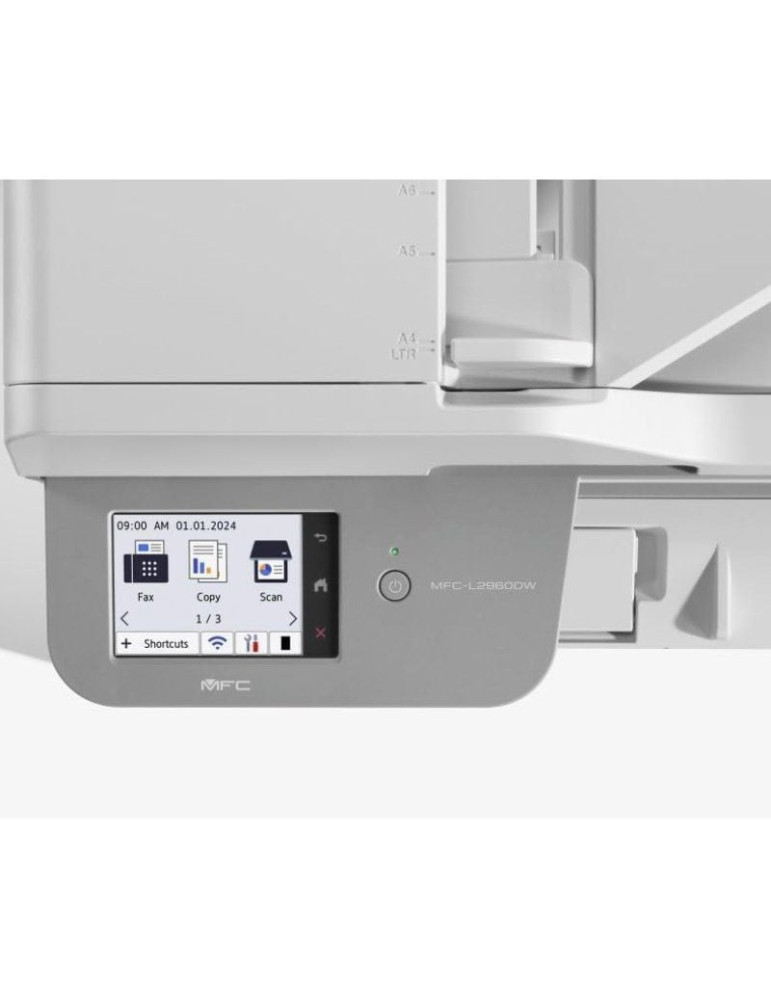 Multifunción Láser Monocromo Brother MFC-L2960DW WiFi/ Fax/ Dúplex/ Blanca