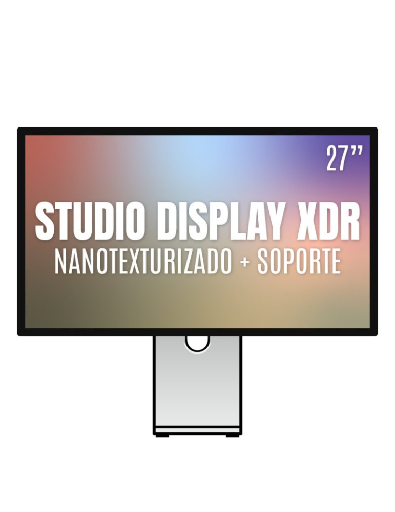 Apple Studio Display XDR 27"/ Cristal Nano texturizado/ Soporte con altura e inclinación ajustable