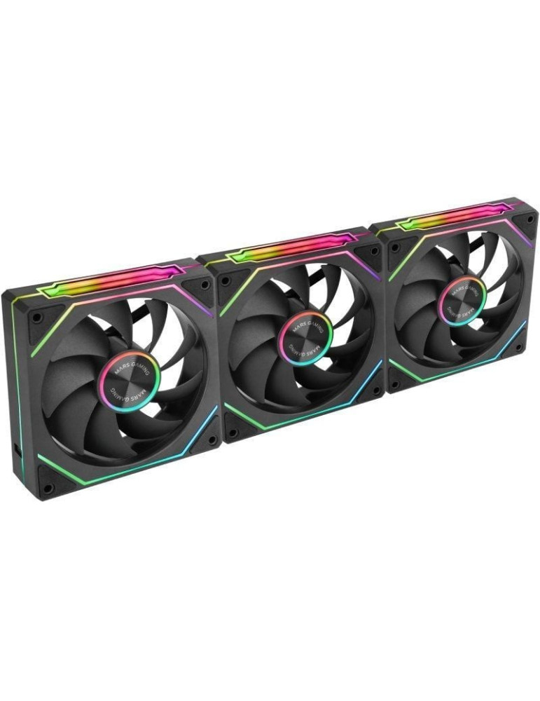 Pack 3 Ventiladores Mars Gaming MF-LINKFINITYKIT2/ 12cm/ ARGB