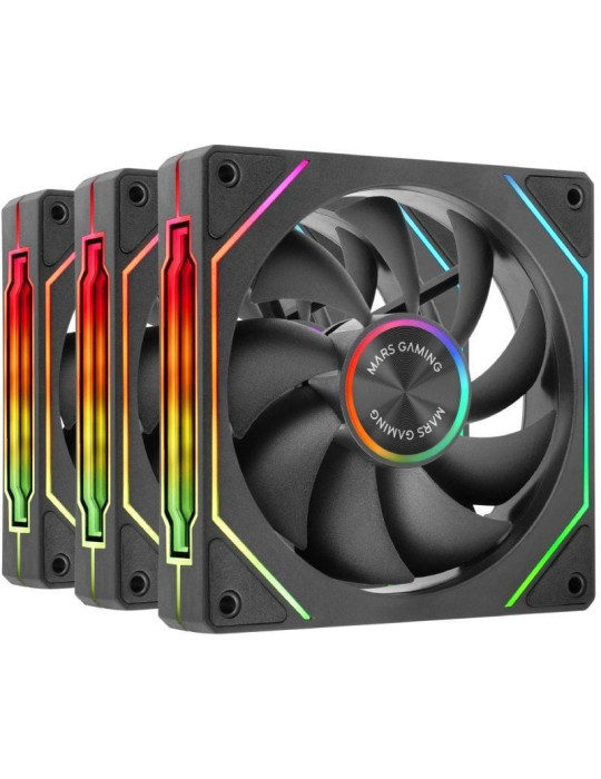 Pack 3 Ventiladores Mars Gaming MF-LINKFINITYKIT2/ 12cm/ ARGB