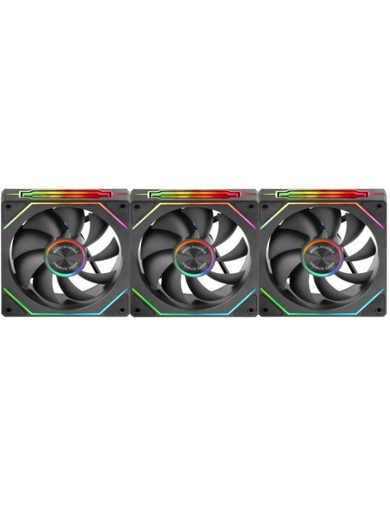 Pack 3 Ventiladores Mars Gaming MF-LINKFINITYKIT2/ 12cm/ ARGB
