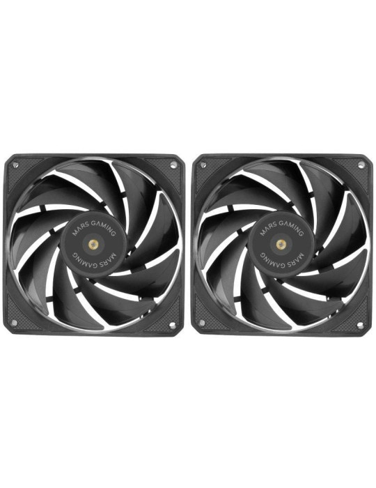 Pack 2 Ventiladores Mars Gaming MF-NCLX2/ 12cm