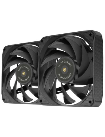 Pack 2 Ventiladores Mars Gaming MF-NCLX2/ 12cm 2