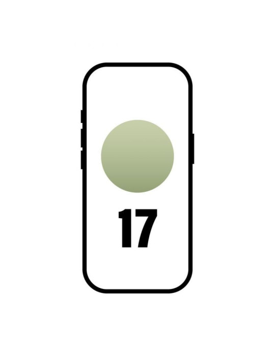 Smartphone Apple iPhone 17 256GB/ 6.3"/ 5G/ Verde salvia