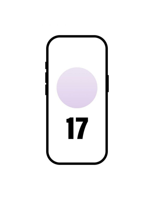 Smartphone Apple iPhone 17 512GB/ 6.3"/ 5G/ Lavanda