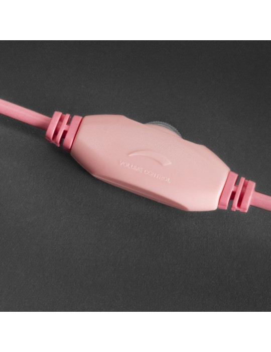 Auriculares Gaming con Micrófono Mars Gaming MH122/ Jack 3.5/ Rosas