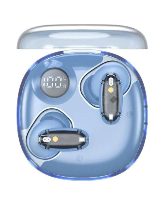 Auriculares Bluetooth Mars Gaming MHIB2 con estuche de carga/ Autonomía 7h/ Azules