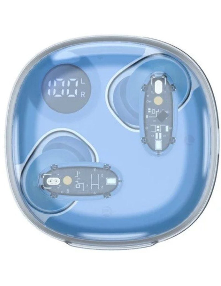 Auriculares Bluetooth Mars Gaming MHIB2 con estuche de carga/ Autonomía 7h/ Azules