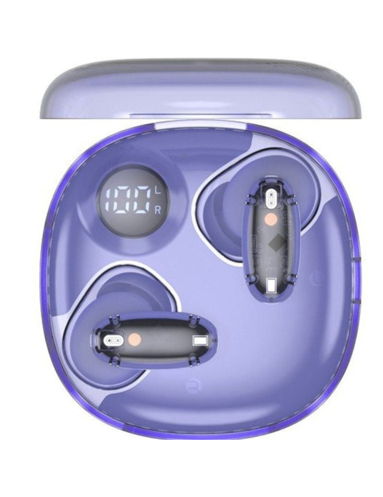 Auriculares Bluetooth Mars Gaming MHIB2 con estuche de carga/ Autonomía 7h/ Morados