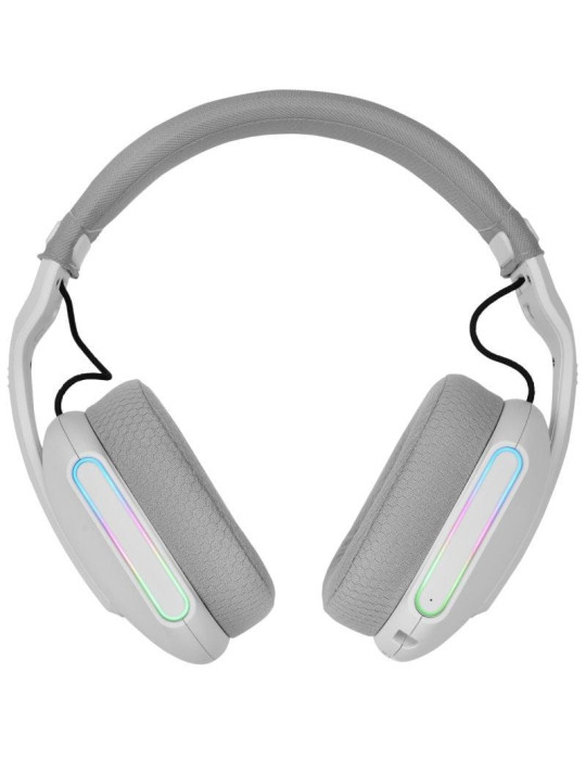 Auriculares Gaming Inalámbricos con Micrófono Mars Gaming MHWPRO/ Jack 3.5/ Bluetooth/ Blancos