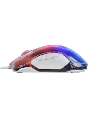 Ratón Gaming Mars Gaming MMGLOWW/ Hasta 12800 DPI/ Blanco 2