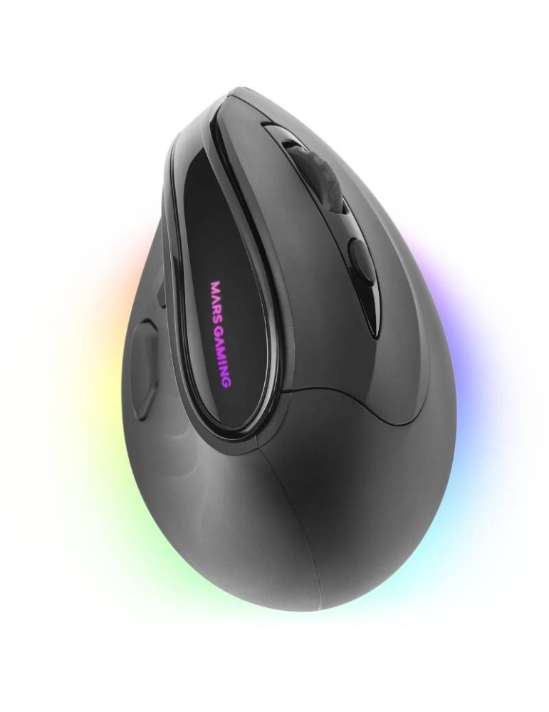 Ratón Gaming Vertical Inalámbrico Mars Gaming MM-SK/ Hasta 8400 DPI