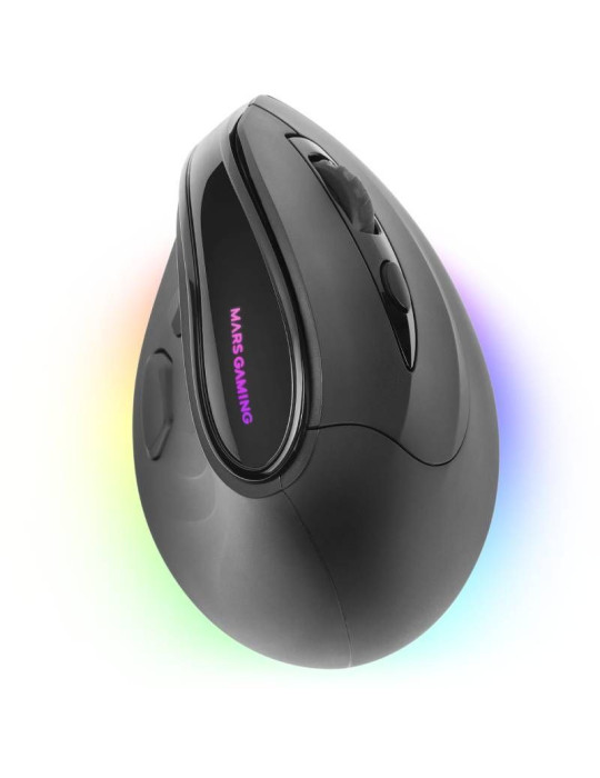 Ratón Gaming Vertical Inalámbrico Mars Gaming MM-SK/ Hasta 8400 DPI
