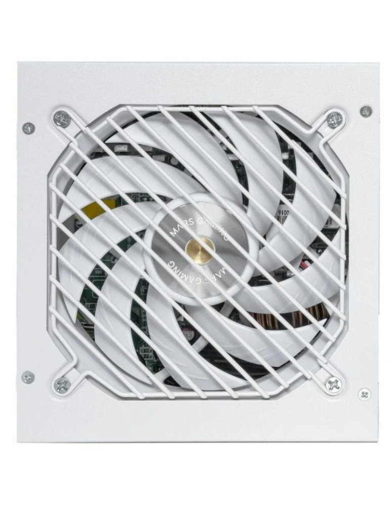 Fuente de Alimentación Mars Gaming MPB550SI/ 550W/ Ventilador 12cm/ 80 Plus Bronze/ Blanca