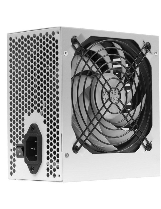 Fuente de Alimentación Mars Gaming MPIII550P/ 550W/ Ventilador 12cm/ Blanca