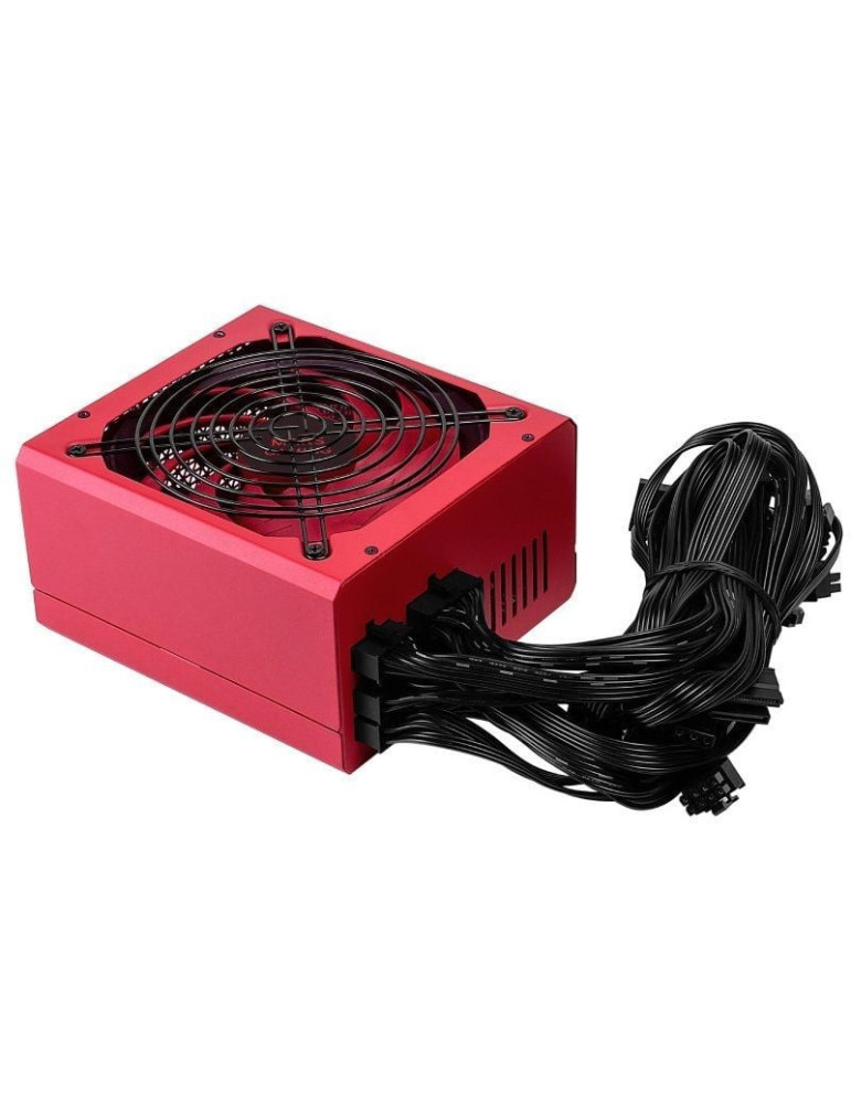 Fuente de Alimentación Mars Gaming MPVU750M/ 750W/ Ventilador 14cm/ 80 Plus Silver/ Roja