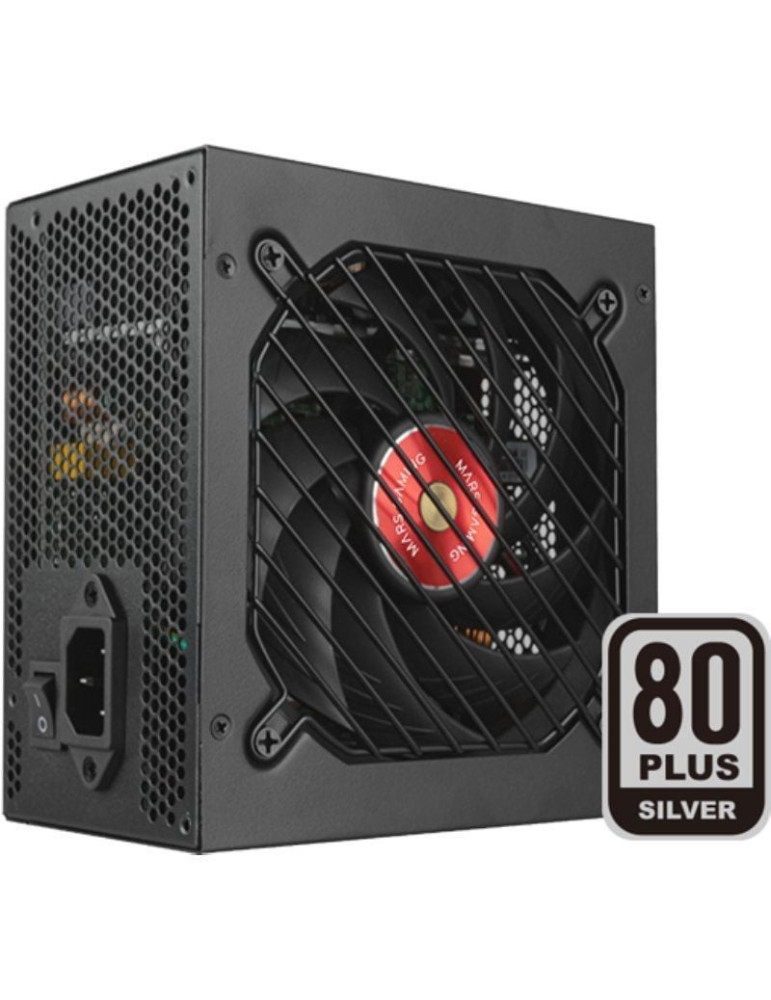 Fuente de Alimentación Mars Gaming MPVU750SIM/ 750W/ Ventilador 14cm/ 80 Plus Silver