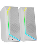 Altavoces Mars Gaming MS72/ 15W/ 2.0/ Blancos