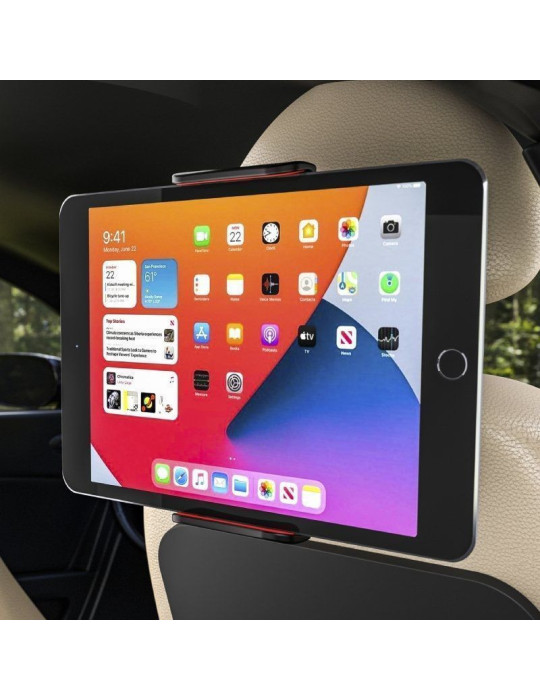 Soporte de Smartphone para Coche/Tablet Aisens MSC1P-105/ Negro y Rojo