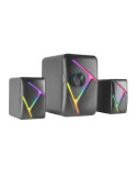 Altavoces Mars Gaming MS-H21/ 35W/ 2.1/ Negros