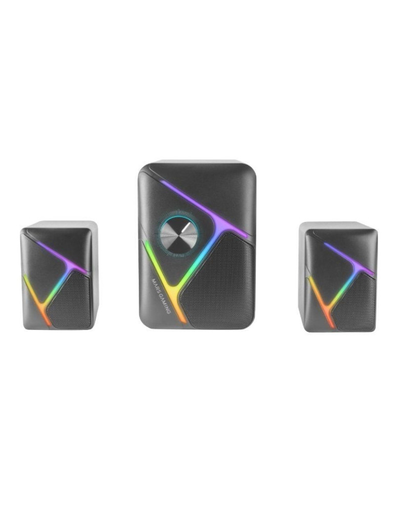 Altavoces Mars Gaming MS-H21/ 35W/ 2.1/ Negros