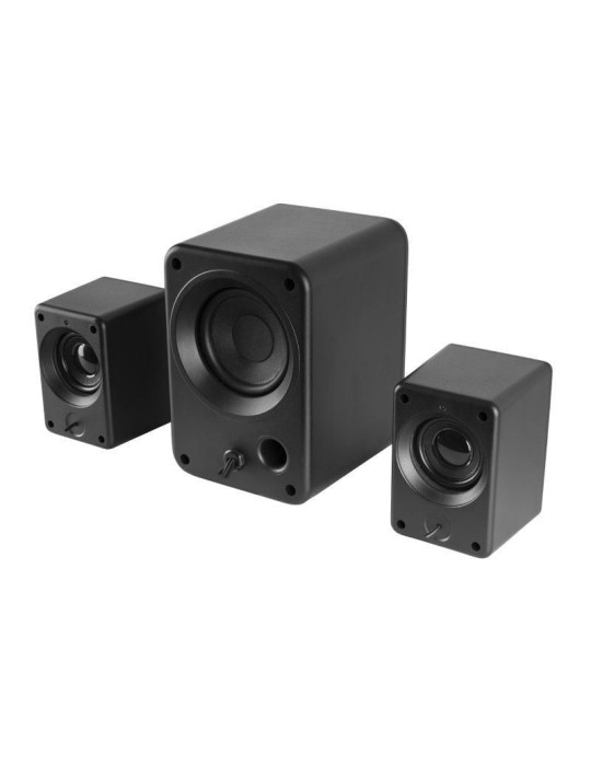 Altavoces Mars Gaming MS-H21/ 35W/ 2.1/ Negros