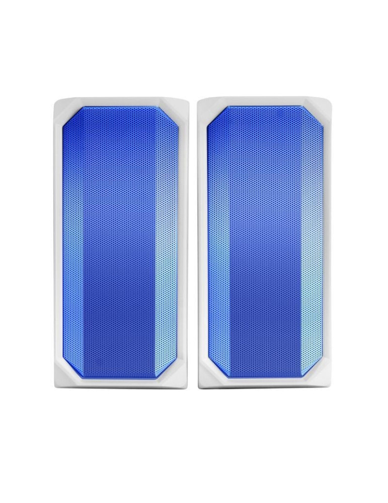 Altavoces con Bluetooth Mars Gaming MSRGBW/ 15W/ 2.0/ Blancos