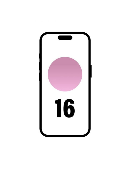 Smartphone Apple iPhone 16 128GB/ 6.1"/ 5G/ Rosa
