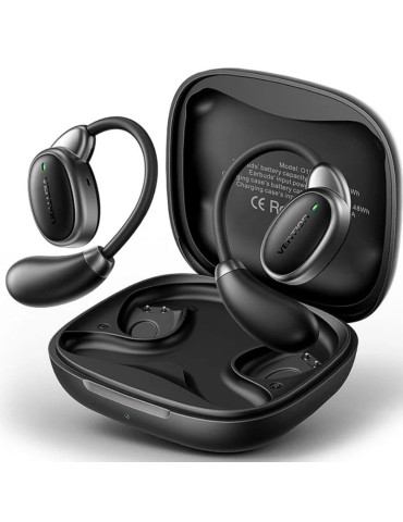 Auriculares Bluetooth Vention Open Ear 013 con estuche de carga/ Autonomía 8h/ Negros