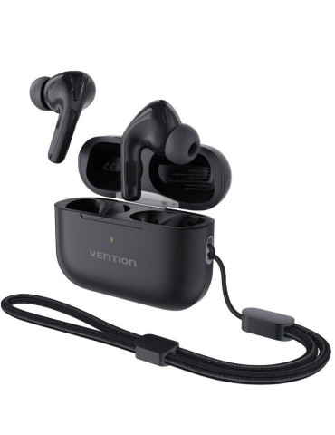 Auriculares Bluetooth Vention Echo Lite E11 Pro con estuche de carga/ Negros