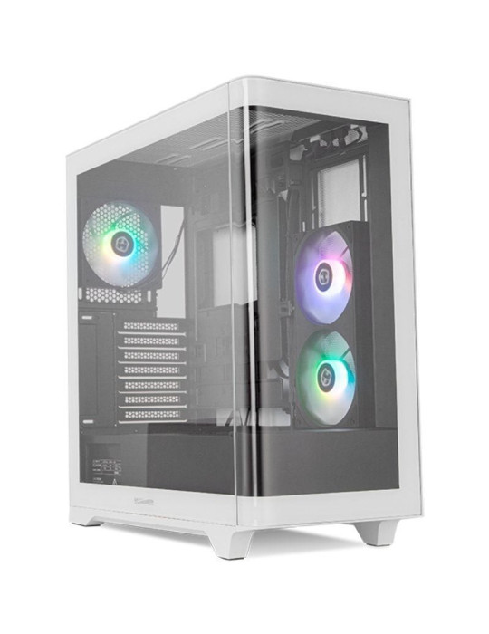 Caja Gaming Semitorre Nox Hummer ETHER/ Blanca y Negra