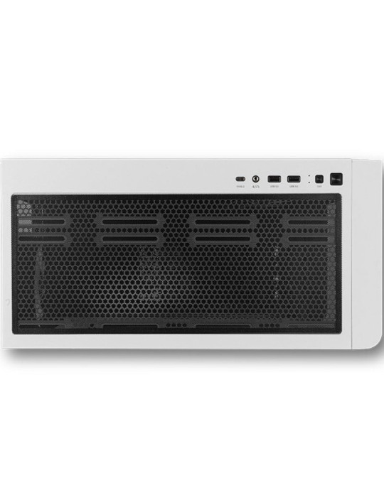 Caja Gaming Semitorre Nox Hummer ETHER/ Blanca y Negra