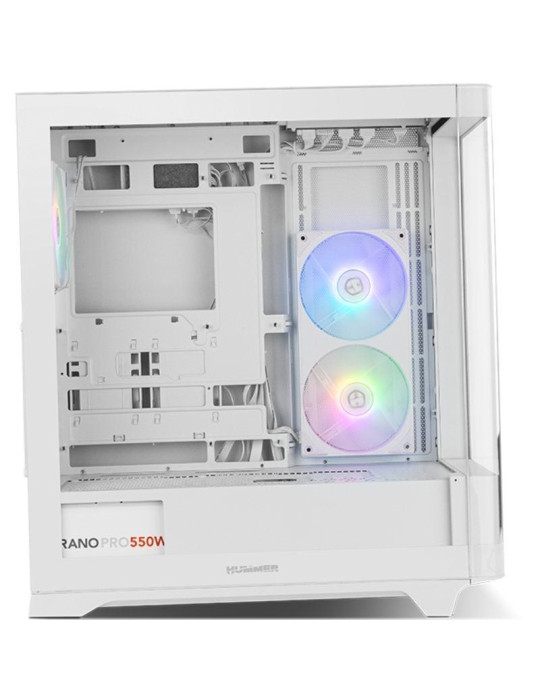 Caja Gaming Semitorre Nox Hummer ETHER/ Blanca