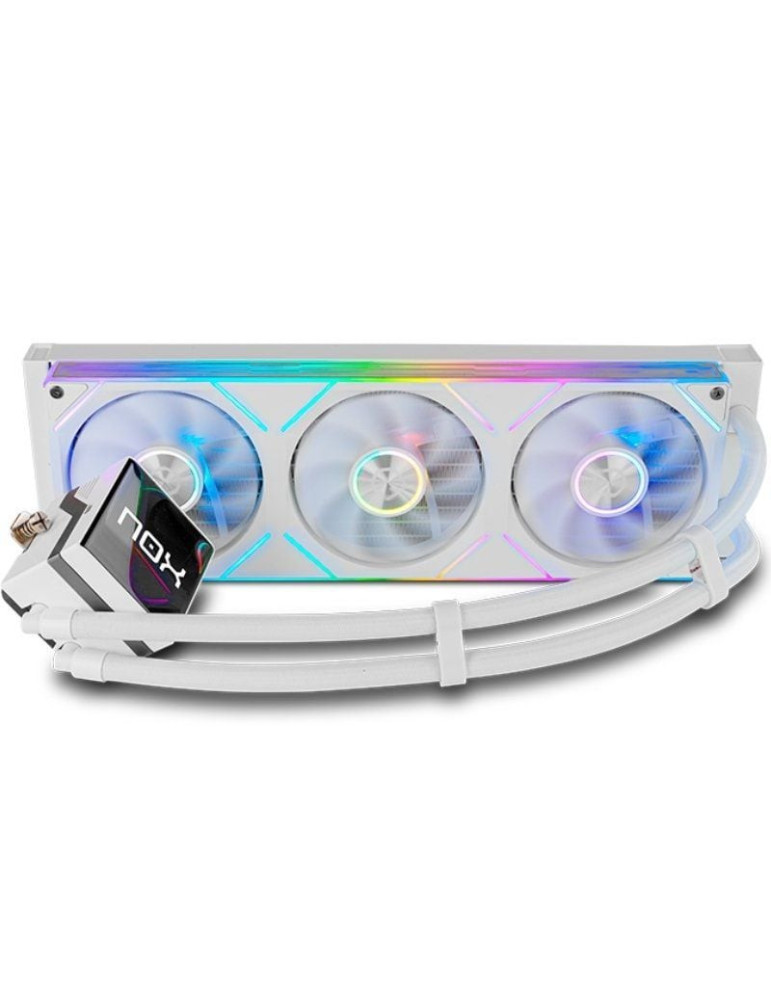 Sistema de Refrigeración Líquida Nox M-360 LCD/ Blanco