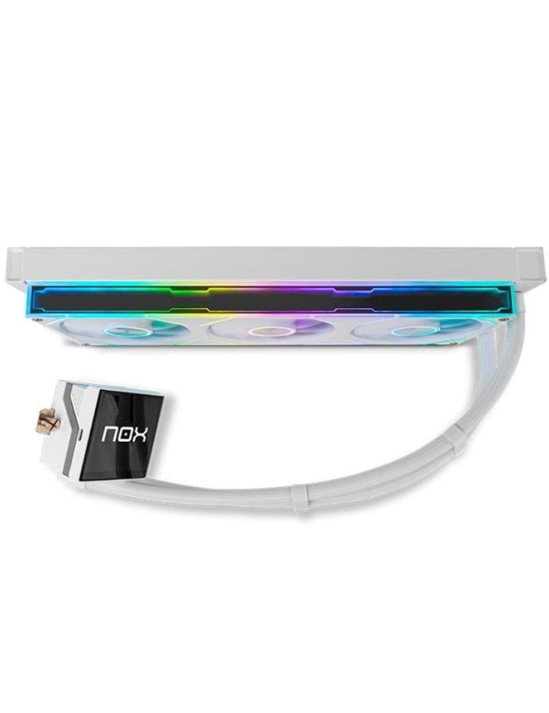 Sistema de Refrigeración Líquida Nox M-360 LCD/ Blanco