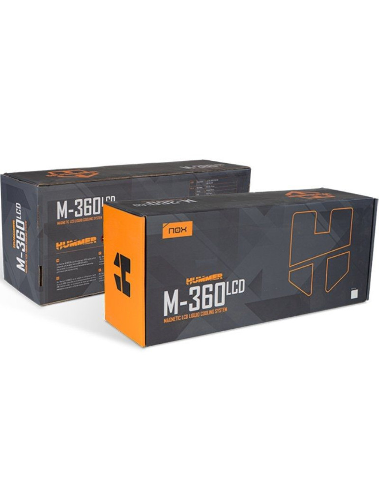 Sistema de Refrigeración Líquida Nox M-360 LCD/ Blanco