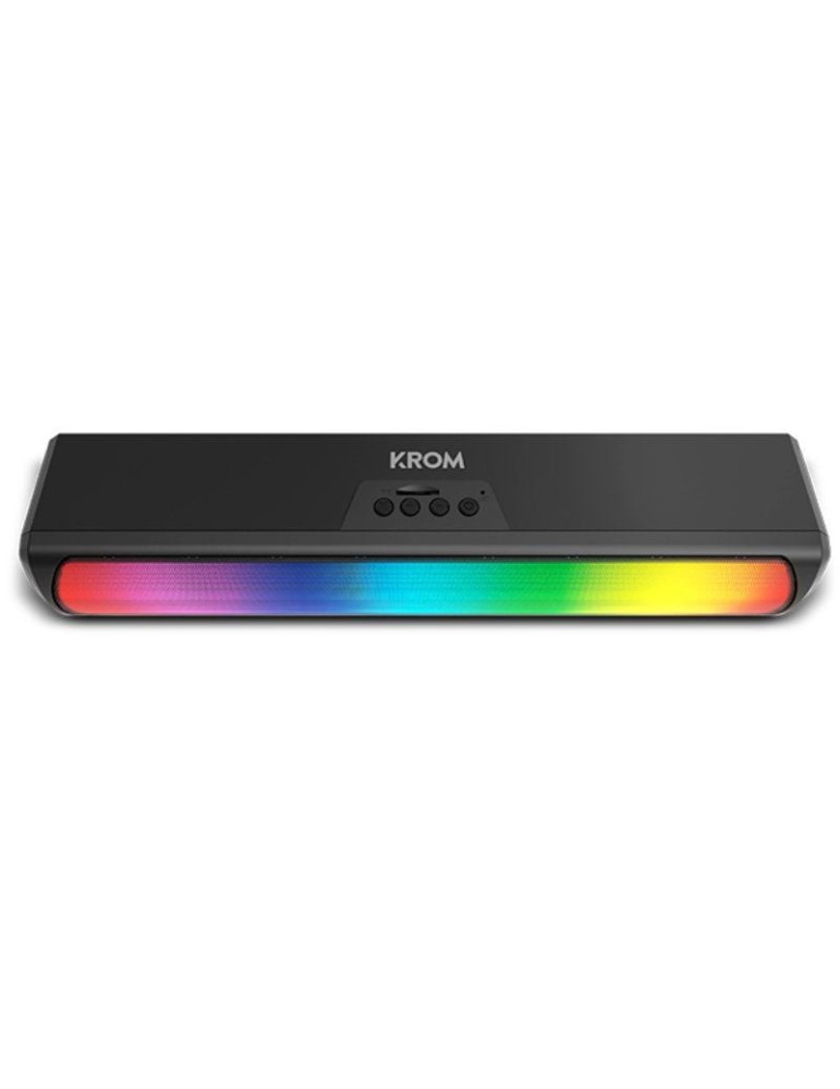 Barra de Sonido con Bluetooth Krom K-POP/ 6W/ 2.0