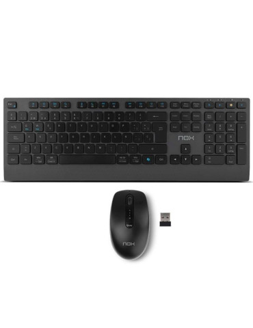 Teclado y Ratón Inalámbricos Nox Lite Duo 2