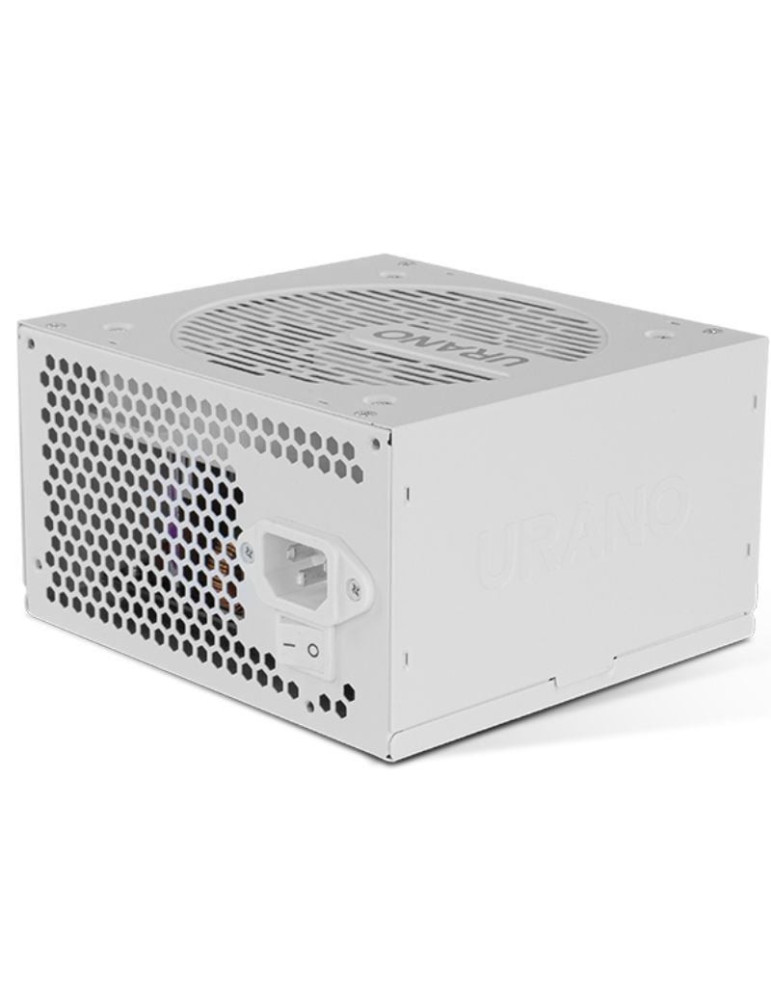 Fuente de Alimentación Nox Hummer Urano Pro White/ 550W/ Ventilador 12cm/ 80 Plus Bronze/ Blanca