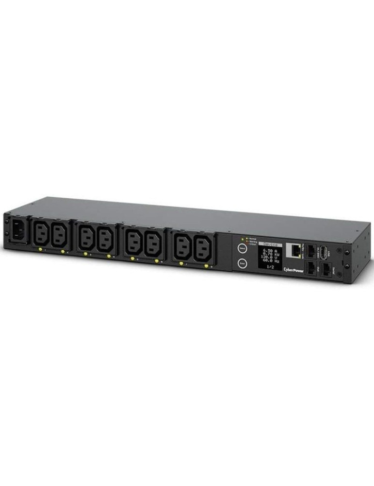 Unidad de Distribución para Alimentación Cyberpower PDU41004/ 16A/ 8x IEC C13/ Formato RACK 1U