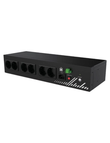 SAI Línea Interactiva Phasak Compact/ 800VA-480W/ 8 Salidas/ Formato Rack 2U