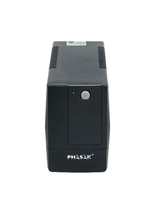 SAI Línea Interactiva Phasak Basic Interactive 600 VA/ 600VA-360W/ 2 Salidas/ Formato Torre