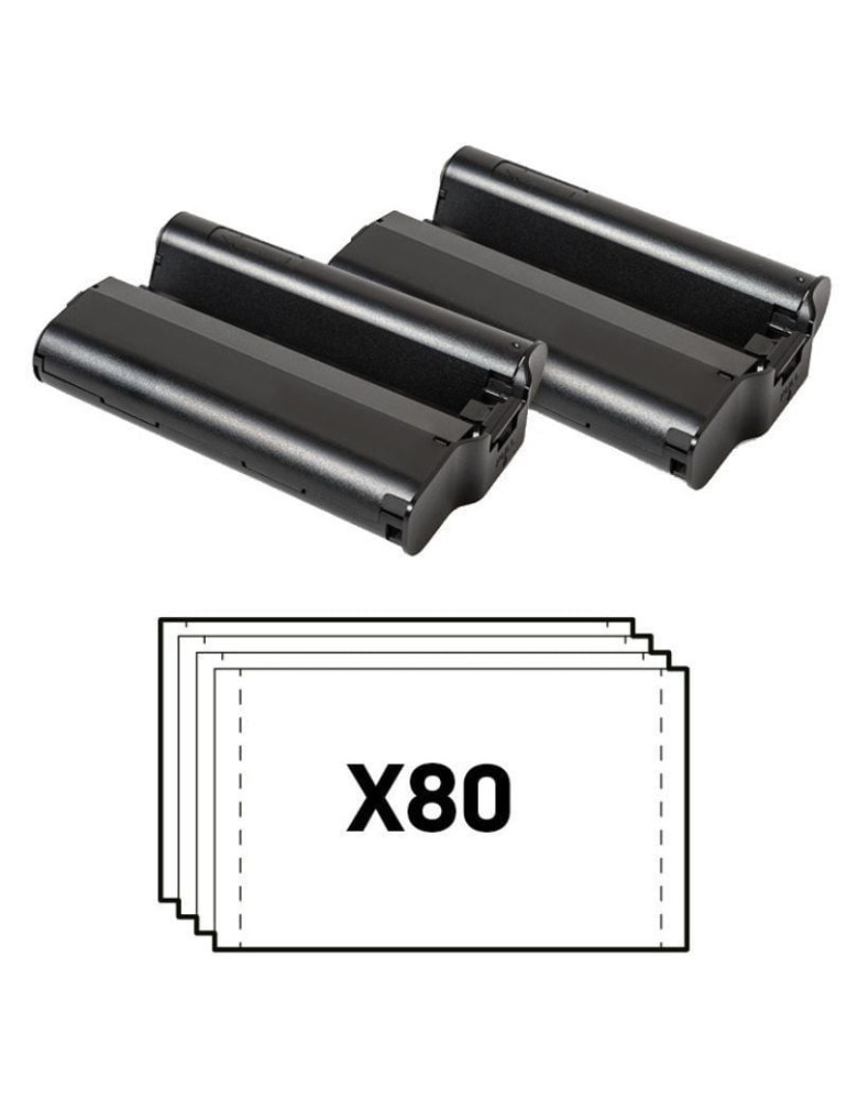 Papel Fotográfico + Cartuchos para Kodak Dock PD450 y KD600/ 4"x6"/ 80 Hojas