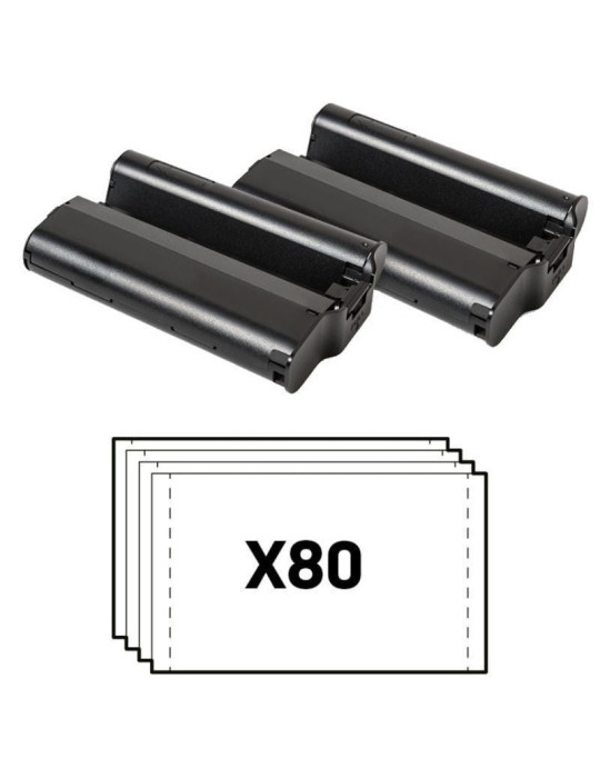 Papel Fotográfico + Cartuchos para Kodak Dock PD450 y KD600/ 4"x6"/ 80 Hojas