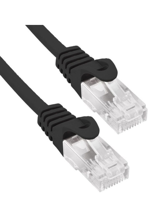 Cable de Red RJ45 UTP Phasak PHK 1852 Cat.6/ 25cm/ Negro