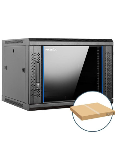 Armario Rack Mural Desmontado Phasak PHO 2012D/ 19"/ Altura 12U