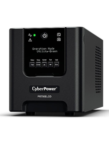 SAI Línea Interactiva Cyberpower PR750ELCD/ 750VA-675W/ 6 Salidas/ Formato Torre