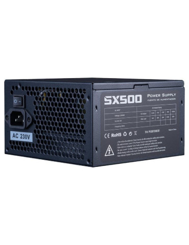 Fuente de Alimentación Hiditec SX 500 BULK/ 500W/ Ventilador 12cm/ Incluye cable de alimentación 1.5m