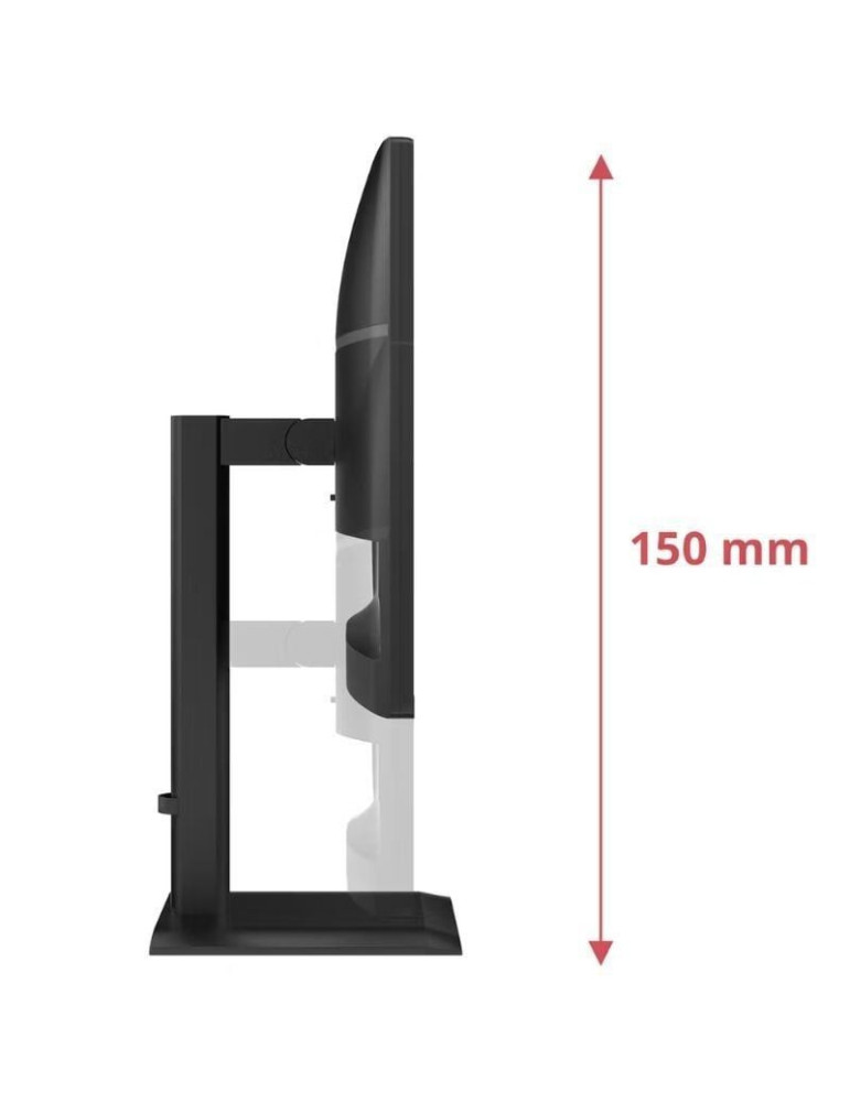 Monitor Profesional AOC Q27E4U 27"/ QHD/ Multimedia/ Regulable en altura/ Negro